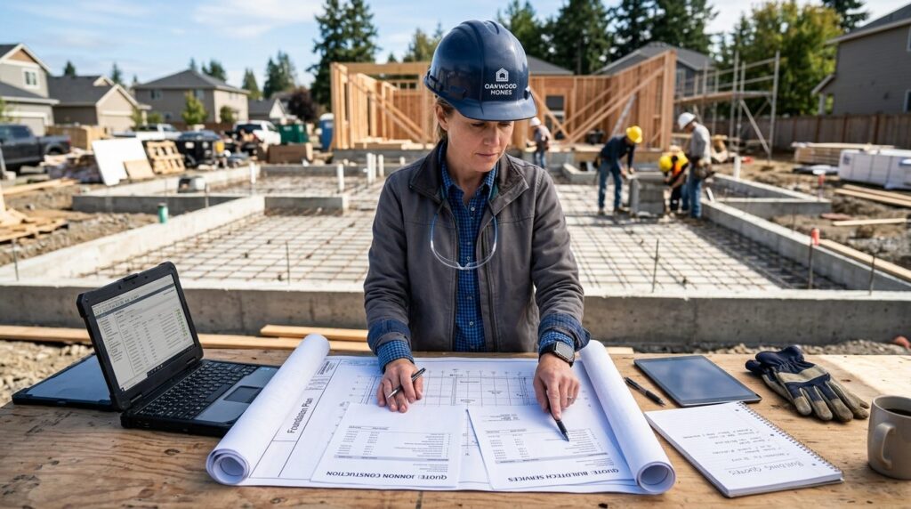 Professional photograph of a construction worker or contract